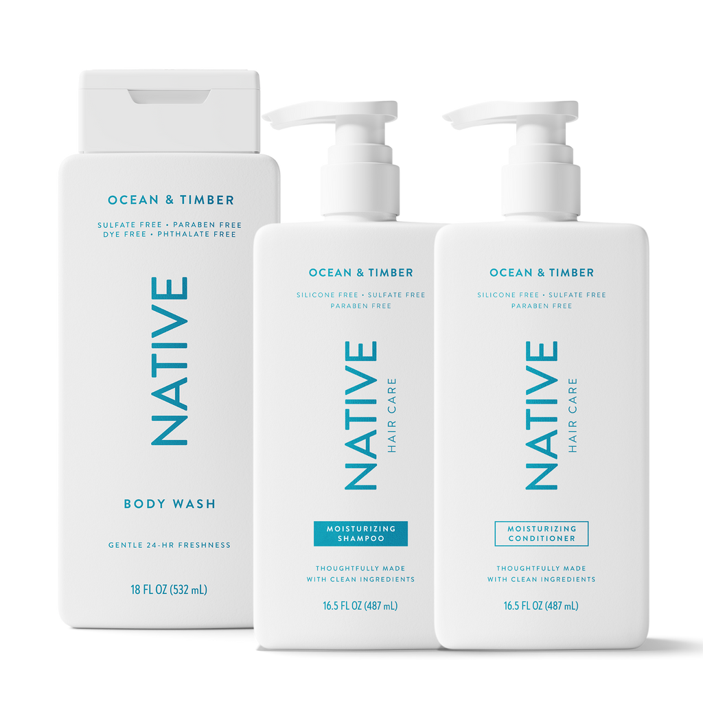 Native Shower Essentials Trio