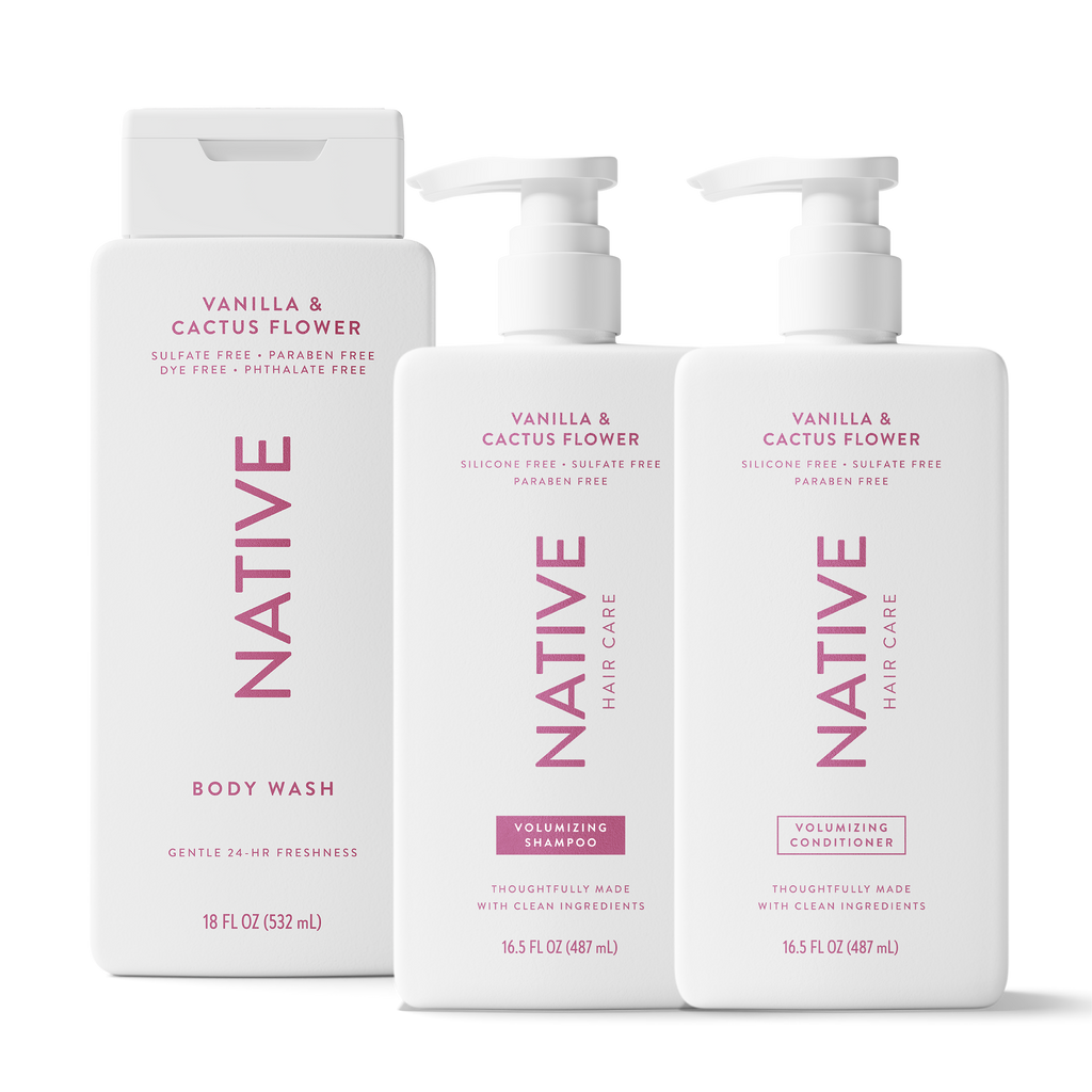 Native Shower Essentials Trio