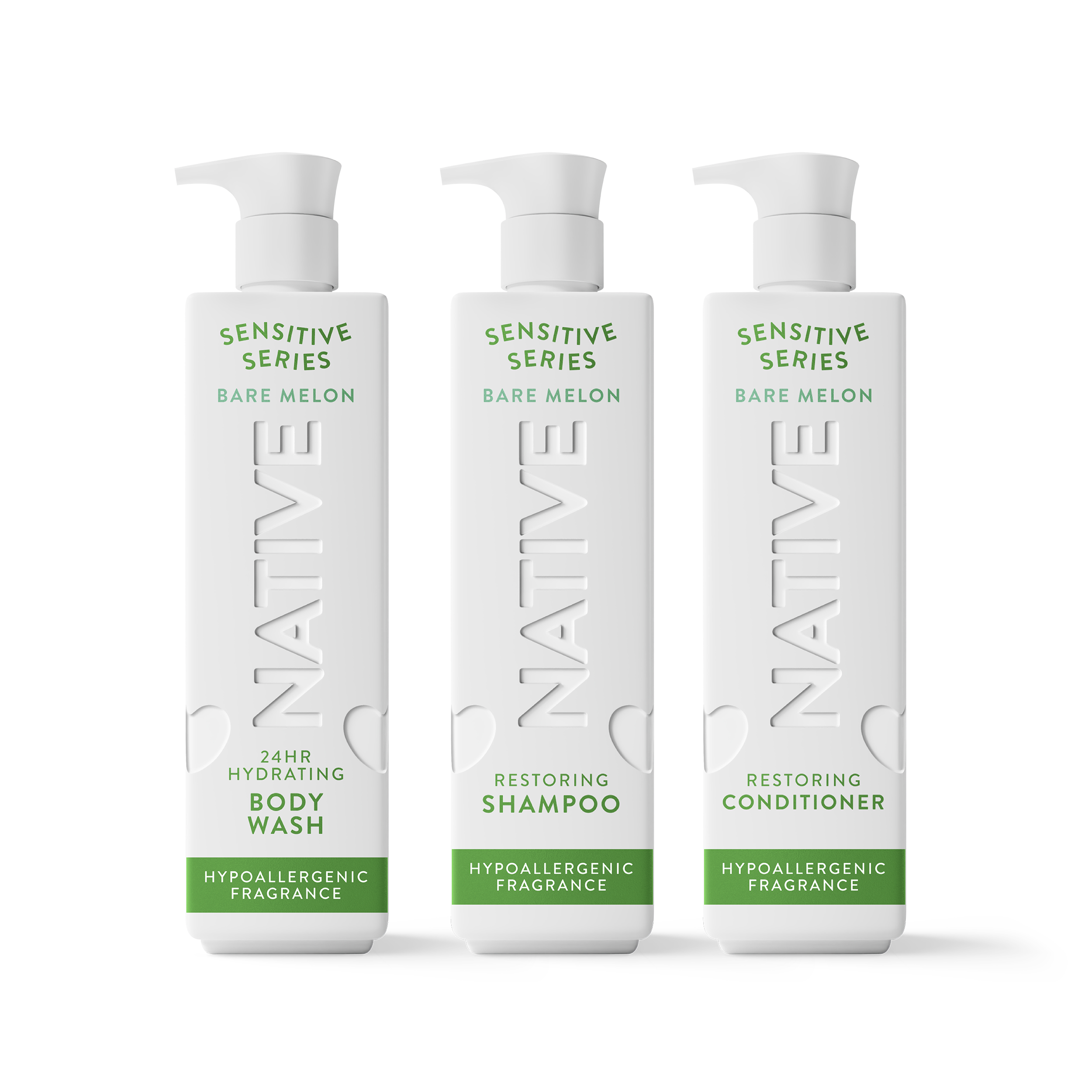 Native Shower Essentials Trio