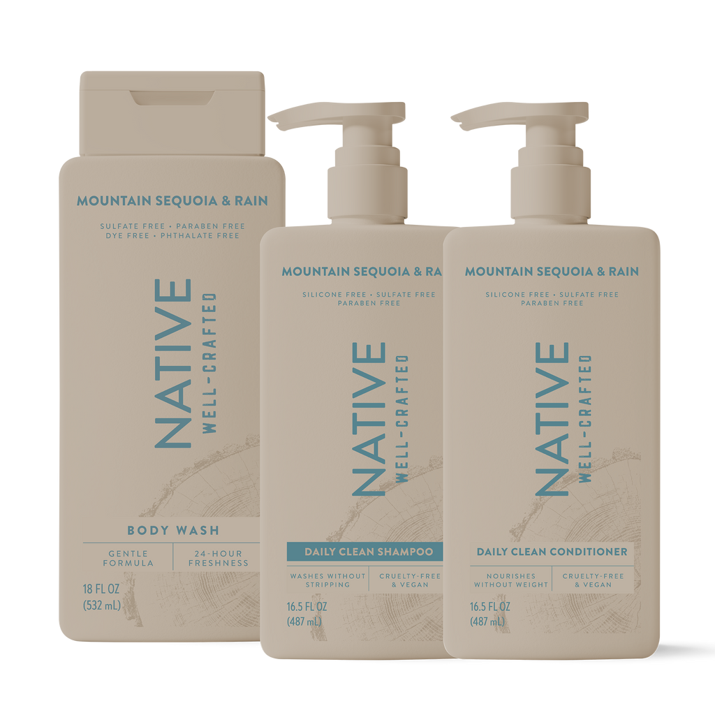 Native Shower Essentials Trio
